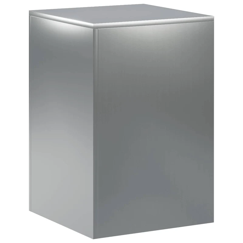 Plant Stand Silver 40 x 40 x 60 cm Steel