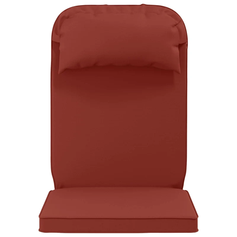 Adirondack Chair Cushion 100% Polyester Red 124 x 55 x 5 cm