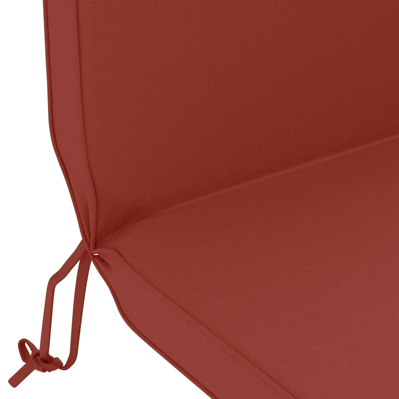 Adirondack Chair Cushion 100% Polyester Red 124 x 55 x 5 cm