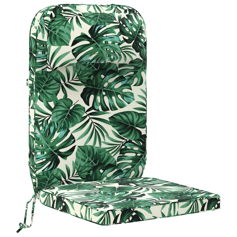Adirondack Chair Cushion 100% Polyester Leaf Pattern
