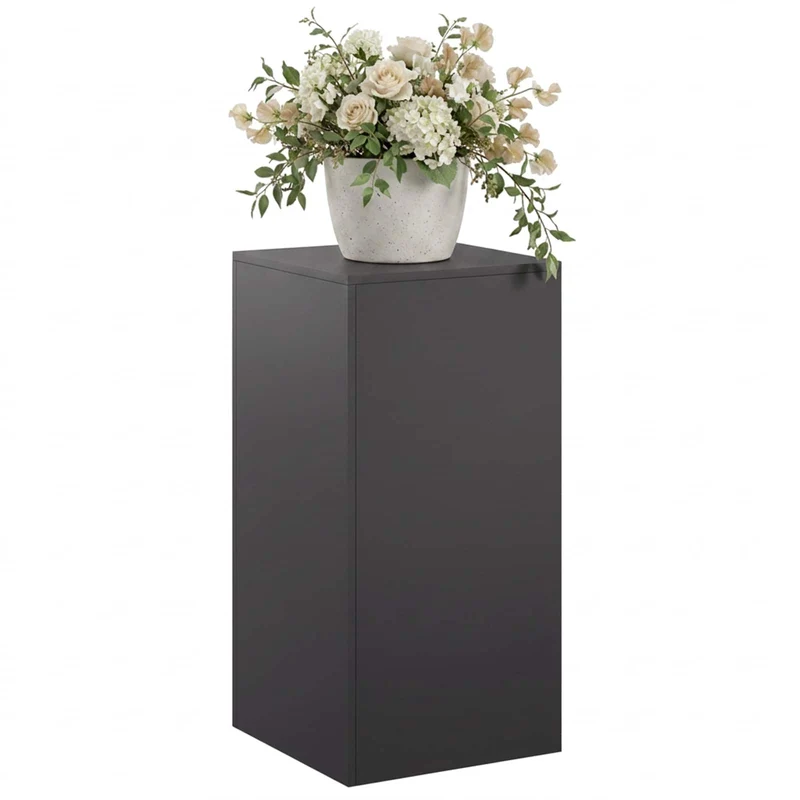 Plant Stand Black 40 x 40 x 80 cm Steel