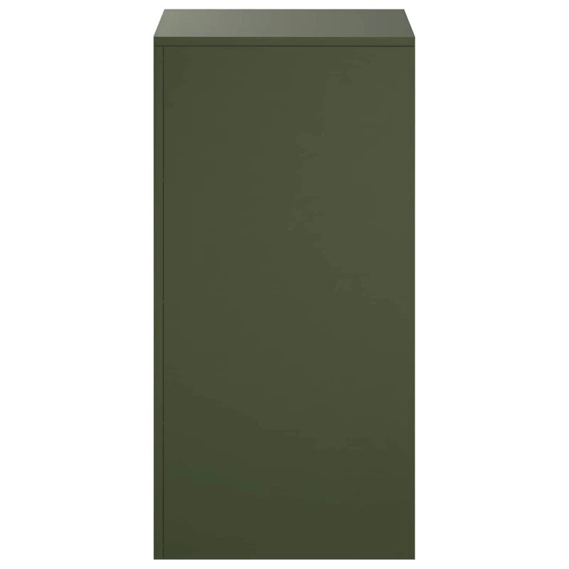 Plant Stand Olive Green 40 x 40 x 80 cm Weathering Steel