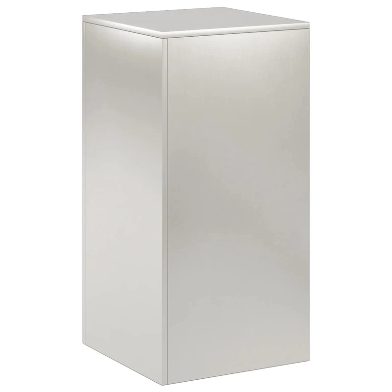 Plant Stand Silver 40 x 40 x 80 cm Steel