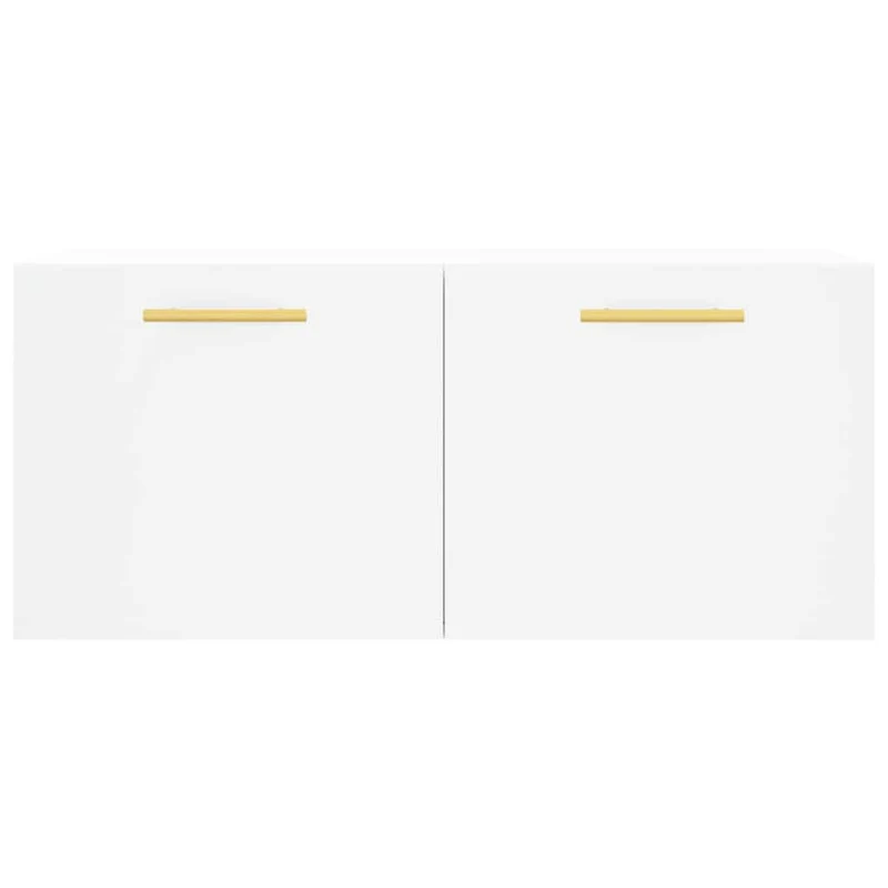 Wall Cabinet White 80x36,5x35 cm Engineered Wood