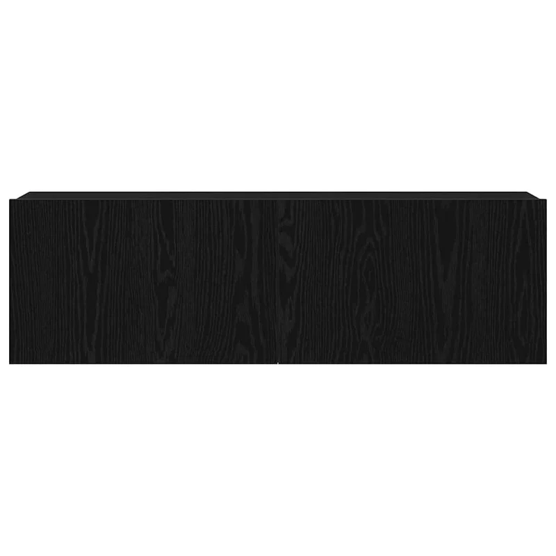 TV Cabinet 100 x 30 x 30 cm Black Oak Engineered Wood