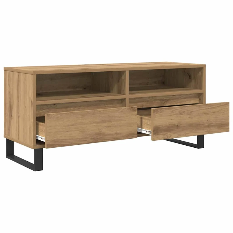 TV Cabinet 100 x 34.5 x 44.5 cm Artisan Oak