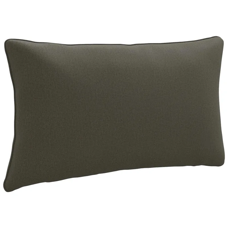 Back Cushion PUTTEN 100% Polyester Anthracite 70 x 40 x 15 cm