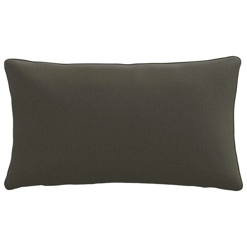 Back Cushion PUTTEN 100% Polyester Anthracite 70 x 40 x 15 cm