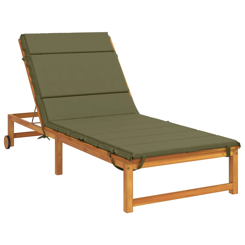 Sunlounger Cushion GEMERT 100% Polyester Olive Green