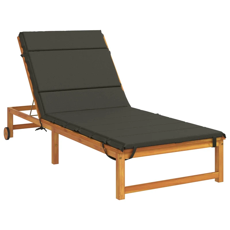 Sunlounger Cushion GEMERT 100% Polyester Anthracite