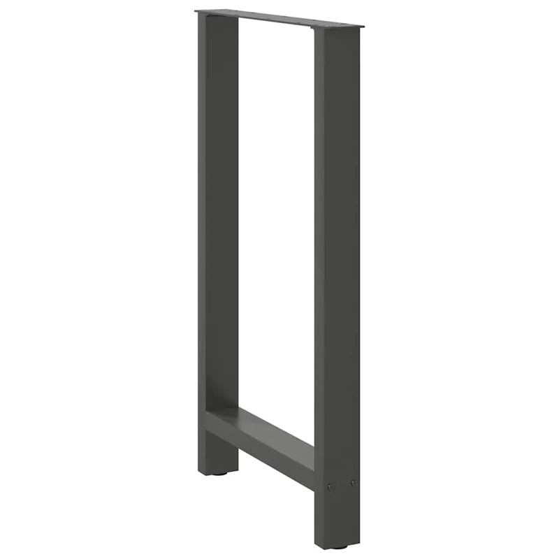 Bar Table Legs Anthracite 2 pcs 60x(100-101) cm Steel