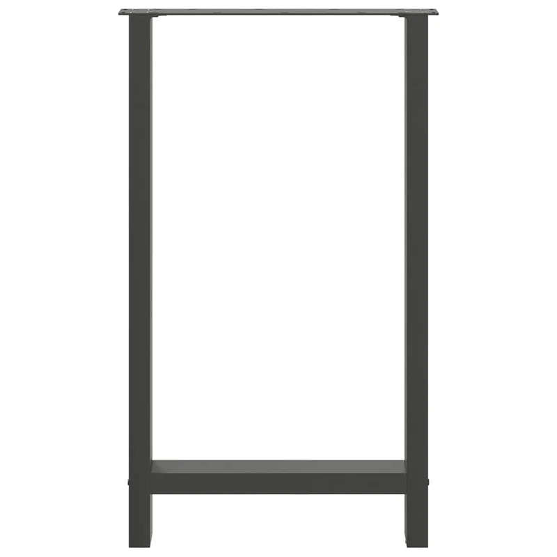 Bar Table Legs Anthracite 2 pcs 60x(100-101) cm Steel