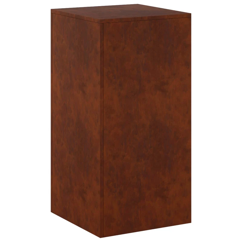 Plant Stand Rusty 40 x 40 x 80 cm Weathering Steel