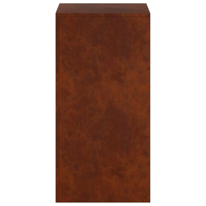 Plant Stand Rusty 40 x 40 x 80 cm Weathering Steel