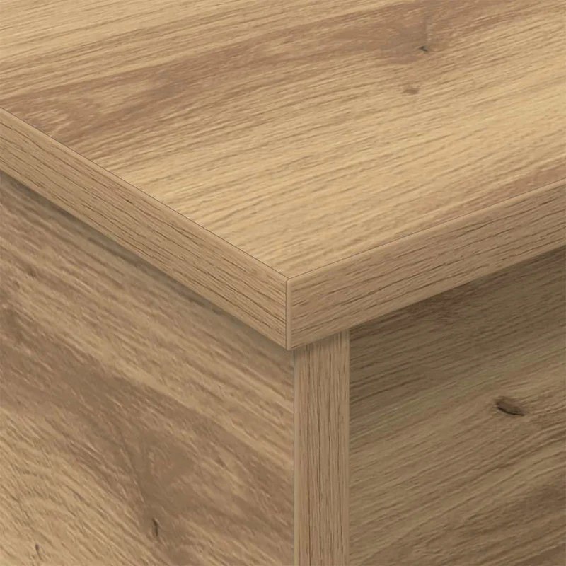 Bedside Table 2 pcs Artisan Oak 40 x 31 x 15 cm Engineered Wood