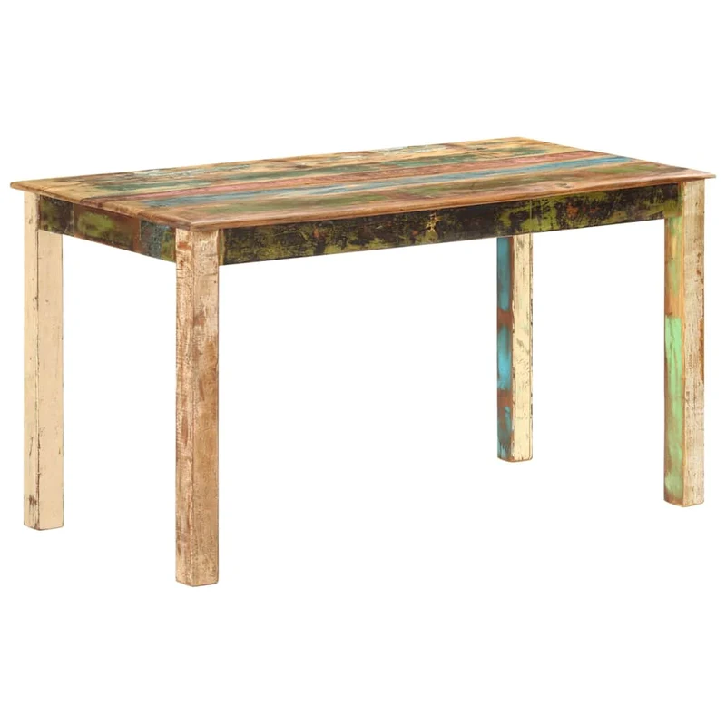 285930 vidaXL Dining Table Solid Reclaimed Wood 140x70x76 cm