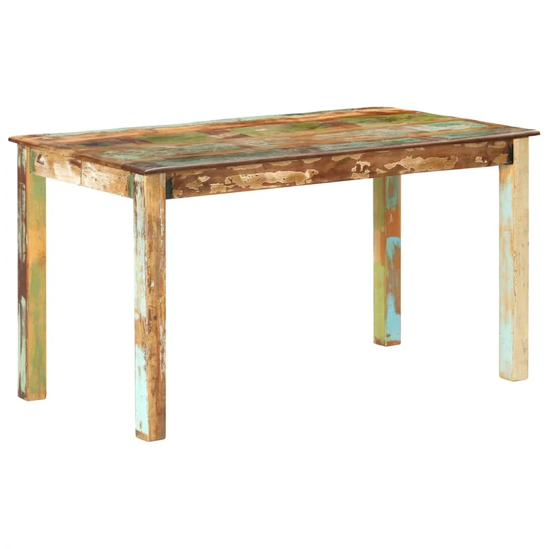285930 vidaXL Dining Table Solid Reclaimed Wood 140x70x76 cm