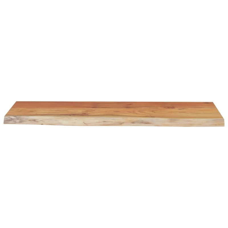 Wall Shelf 50x20x2,5 cm Rectangular Solid Wood Acacia Live Edge