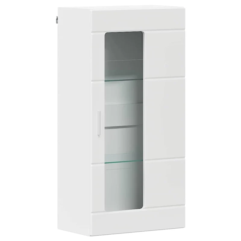 TV Cabinet Set FLORIN 3 pcs White Engineered Wood