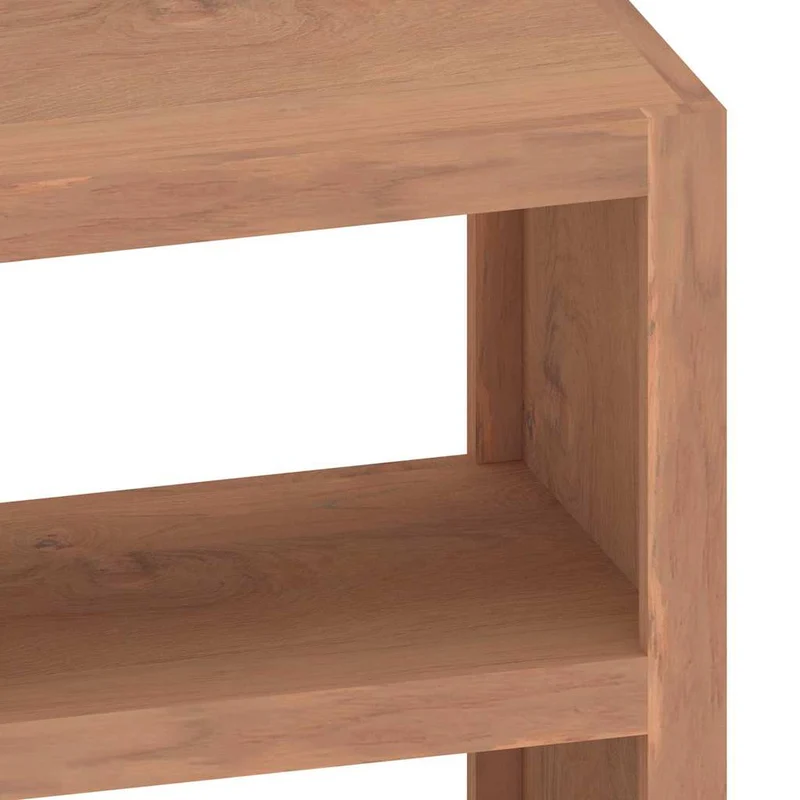 340750 vidaXL Side Table 45x30x60 cm Solid Wood Teak