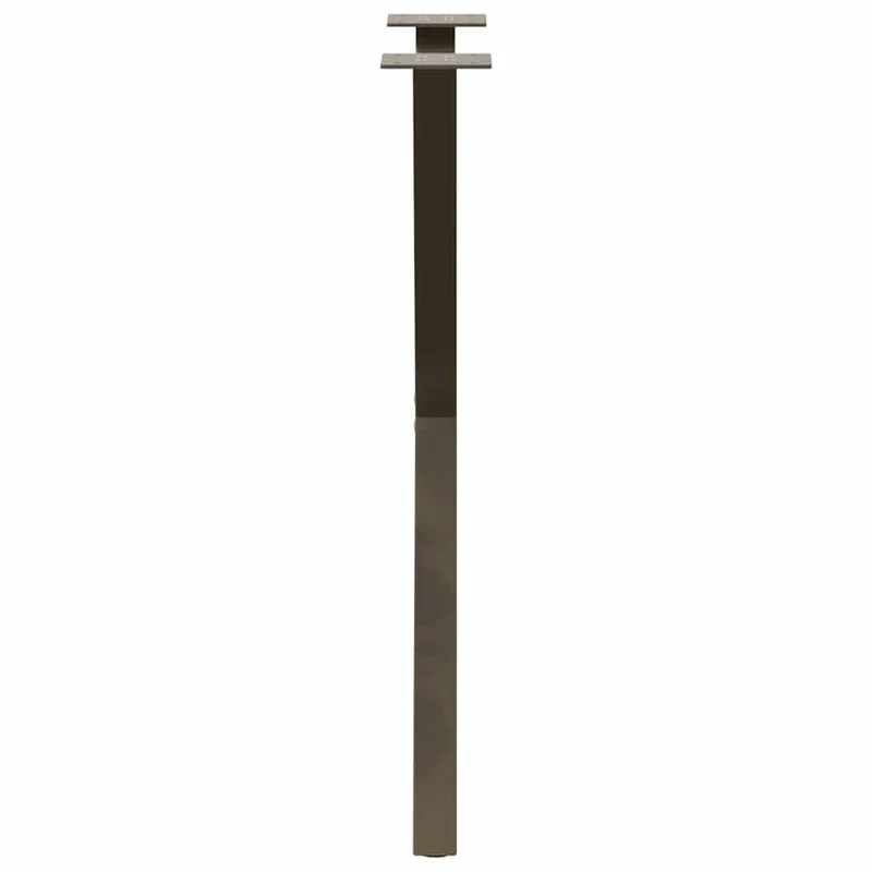 Dining Table Legs X-Shaped 2 pcs Natural Steel 50x(72-73) cm Steel