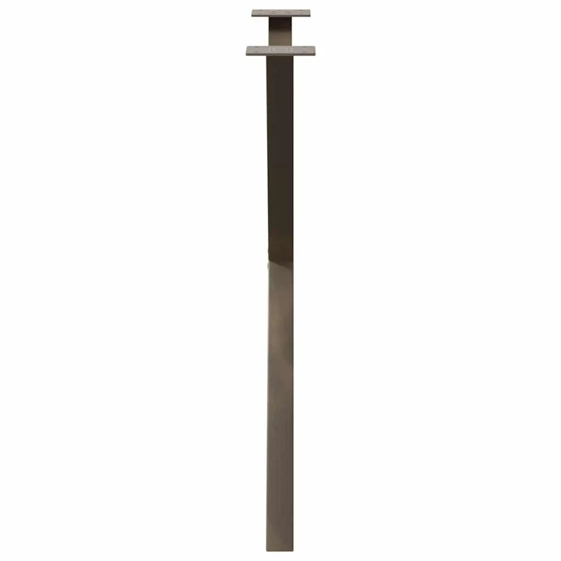 Dining Table Legs X-Shaped 2 pcs Natural Steel 70x(72-73) cm