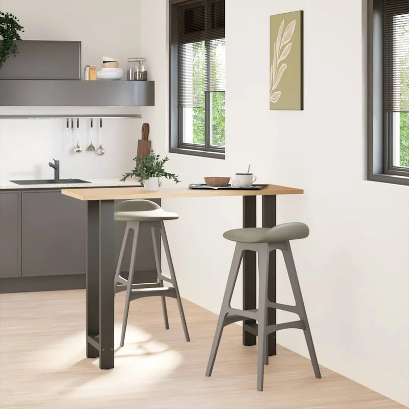 Bar Table Legs Anthracite 2 pcs 40x(100-101) cm Steel