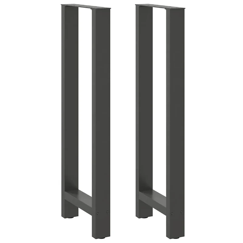 Bar Table Legs Anthracite 2 pcs 40x(110-111) cm Steel