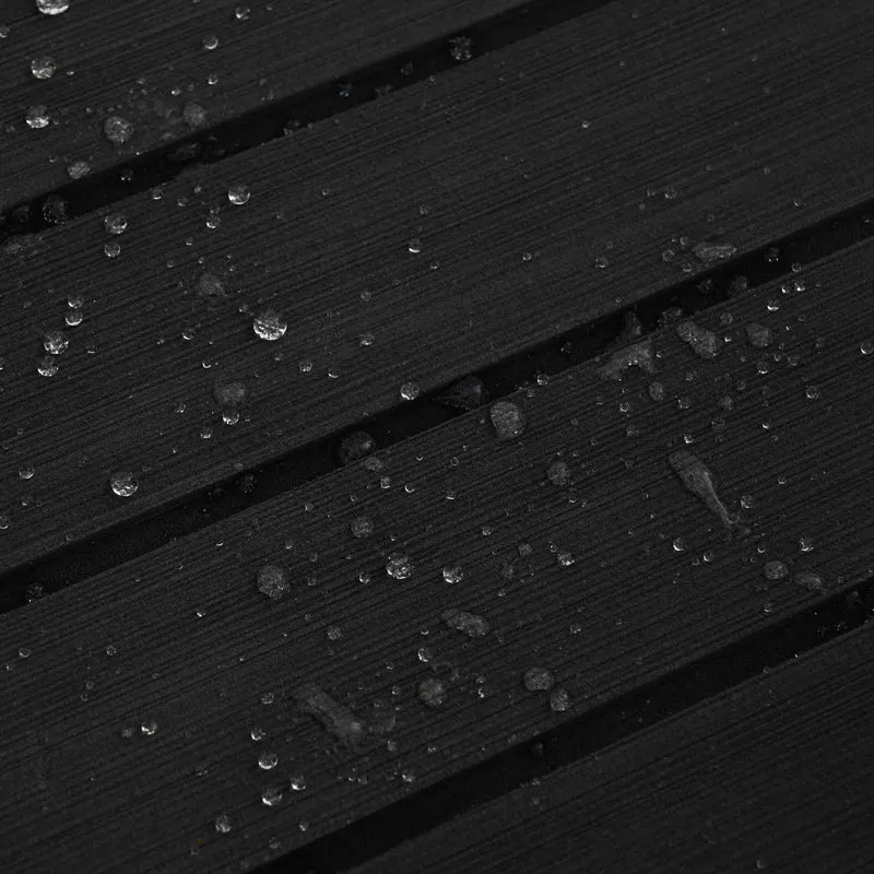 Boat Mat Striped Dark Grey and Black 240 x 60 cm EVA