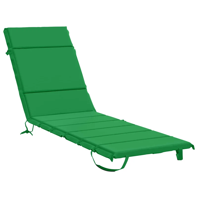 Sunlounger Cushion GEMERT 100% Polyester Green 200 x 60 x 3 cm