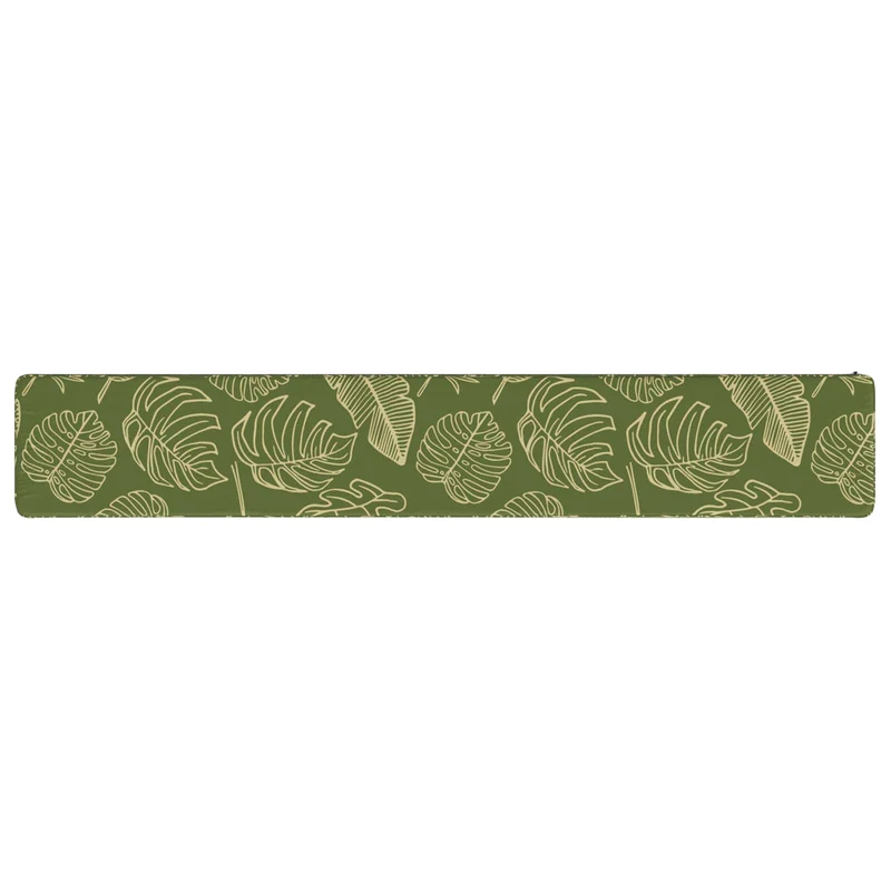 1-Piece Bench Cushion VUGHT 100% Polyester Leaf Design