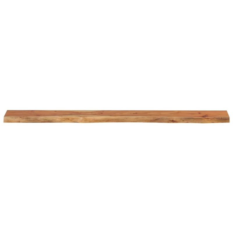 Wall Shelf 180x20x2.5cm Rectangular Solid Wood Acacia Live Edge