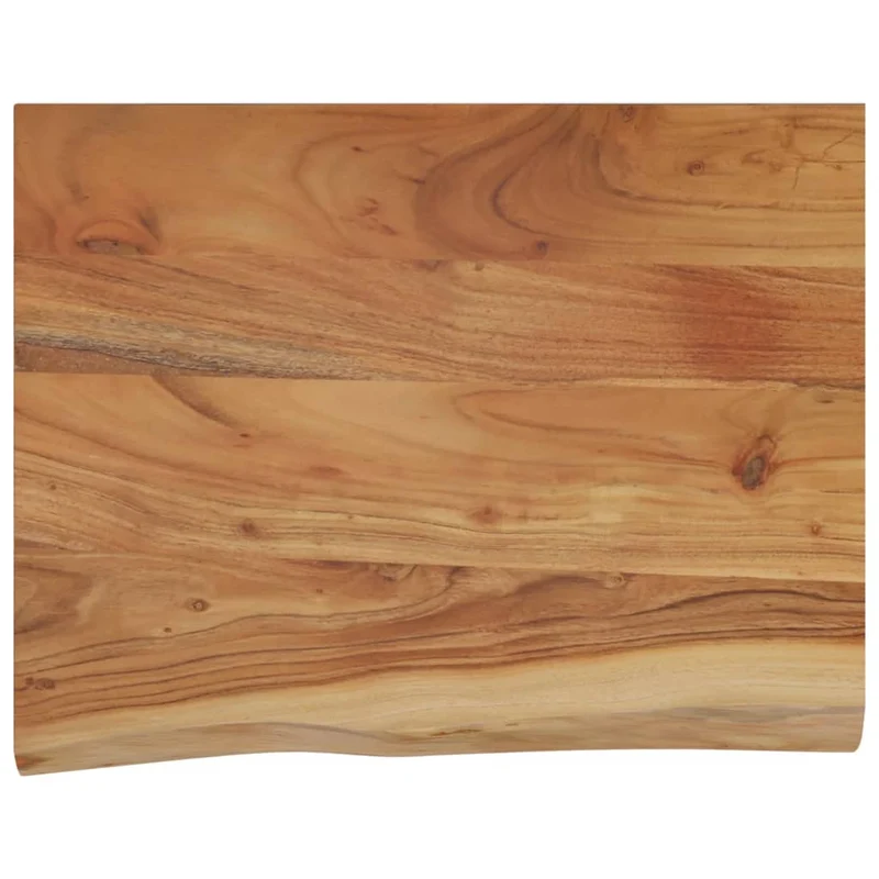 Wall Shelf 40x30x2,5 cm Rectangular Solid Wood Acacia Live Edge