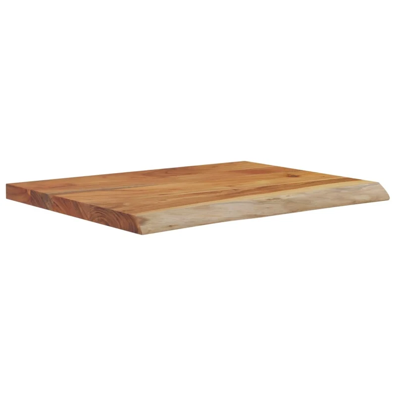 Wall Shelf 40x30x2,5 cm Rectangular Solid Wood Acacia Live Edge