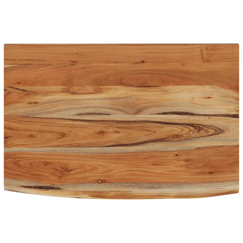 Wall Shelf 50x30x2,5 cm Rectangular Solid Wood Acacia Live Edge