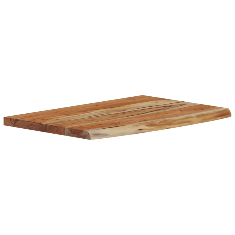 Wall Shelf 50x30x2,5 cm Rectangular Solid Wood Acacia Live Edge