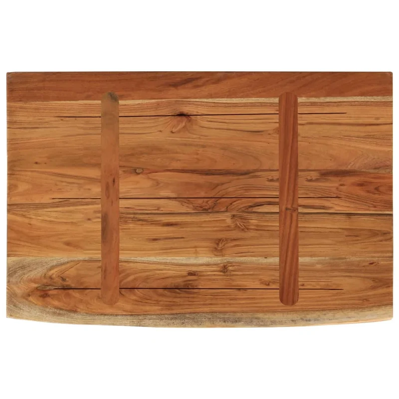 Wall Shelf 50x30x2,5 cm Rectangular Solid Wood Acacia Live Edge