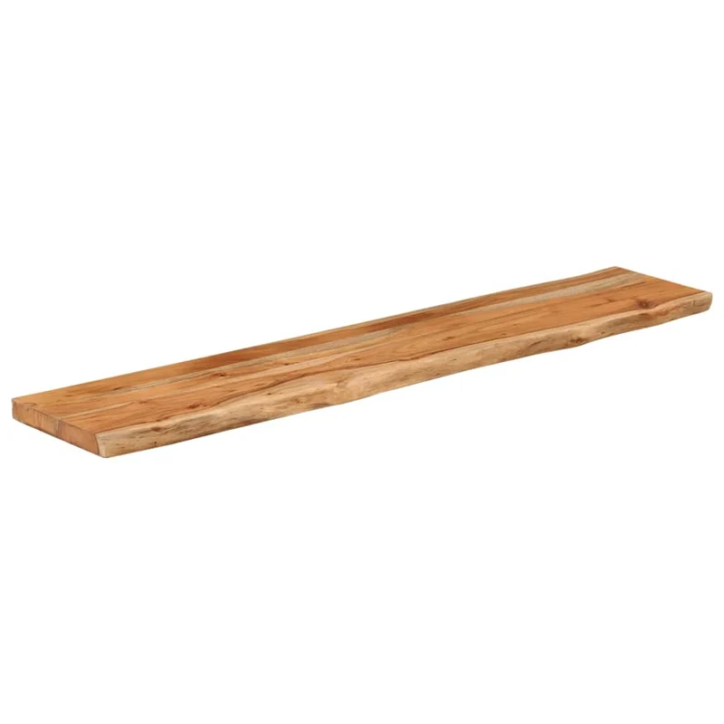 Table Top 180x30x2,5 cm Rectangular Solid Wood Acacia Live Edge