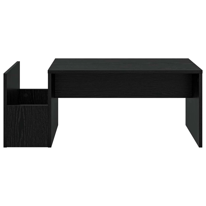 Coffee Table Black Oak 90 x 45 x 35 cm Engineered Wood