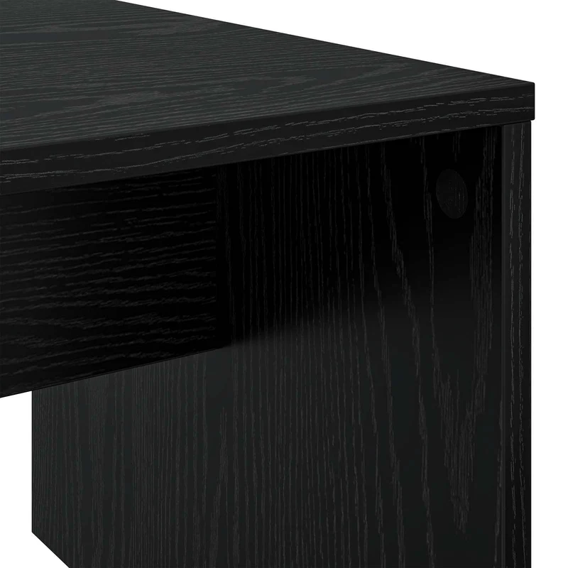 Coffee Table Black Oak 90 x 45 x 35 cm Engineered Wood