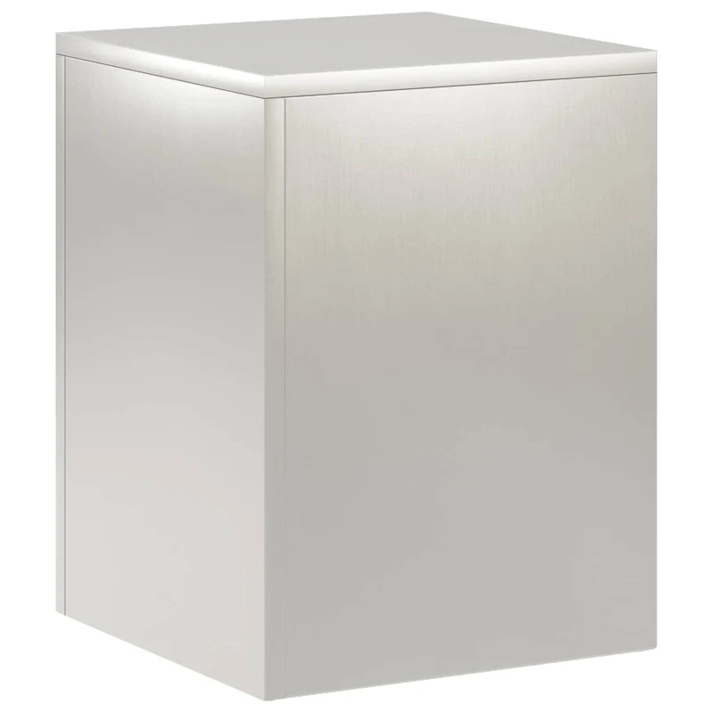 Plant Stand Silver 30 x 30 x 40 cm Steel