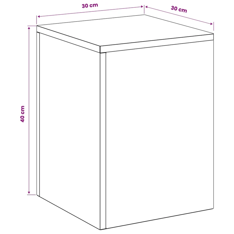 Plant Stand 2 pcs Silver 30 x 30 x 40 cm Steel