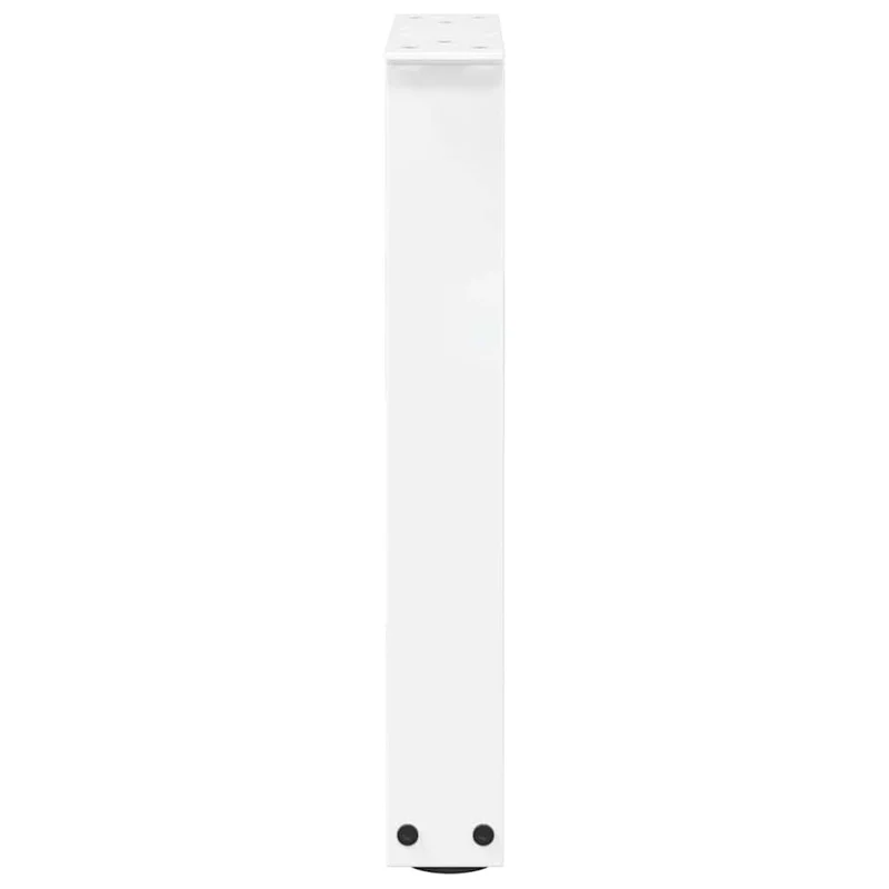 Coffee Table Legs V-Shape 2 pcs White 28x(42-43,3) cm Steel