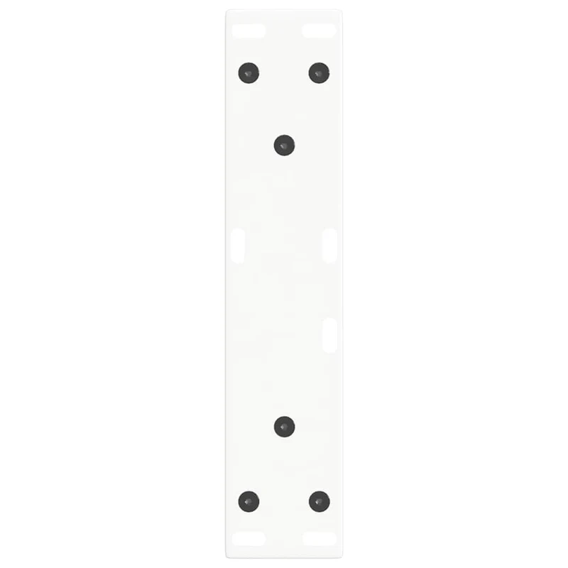Coffee Table Legs V-Shape 2 pcs White 28x(42-43,3) cm Steel