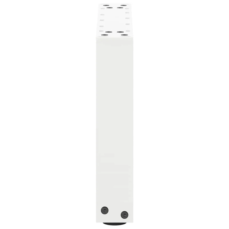 Coffee Table Legs U-Shaped 2 pcs White 30x(30-31) cm Steel