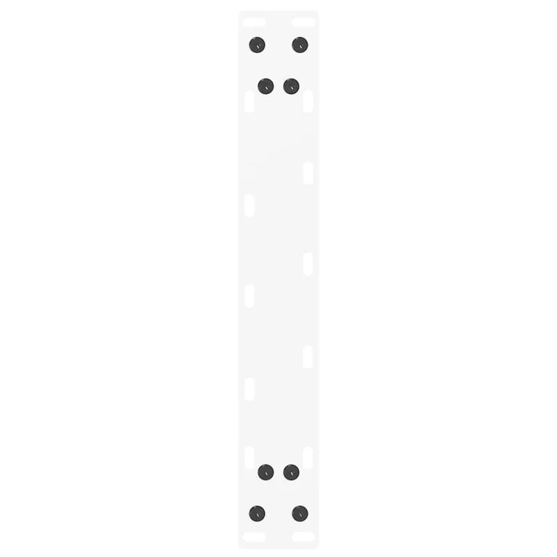 Coffee Table Legs U-Shaped 2 pcs White 30x(30-31) cm Steel