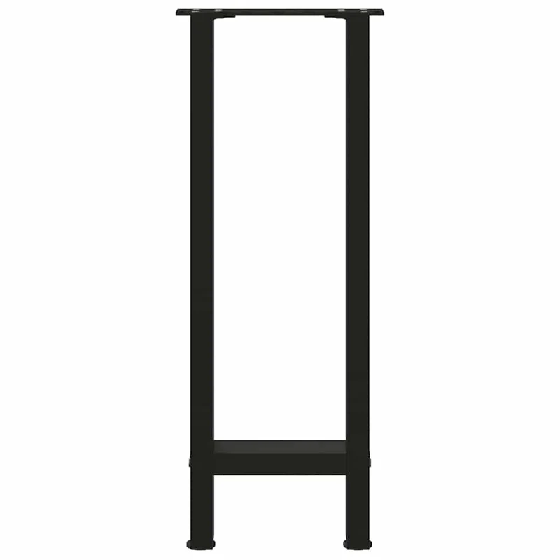 Console Table Legs Black 2 pcs 38x(72-73) cm Steel