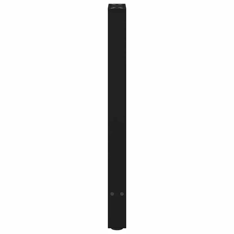 Console Table Legs Black 2 pcs 38x(72-73) cm Steel