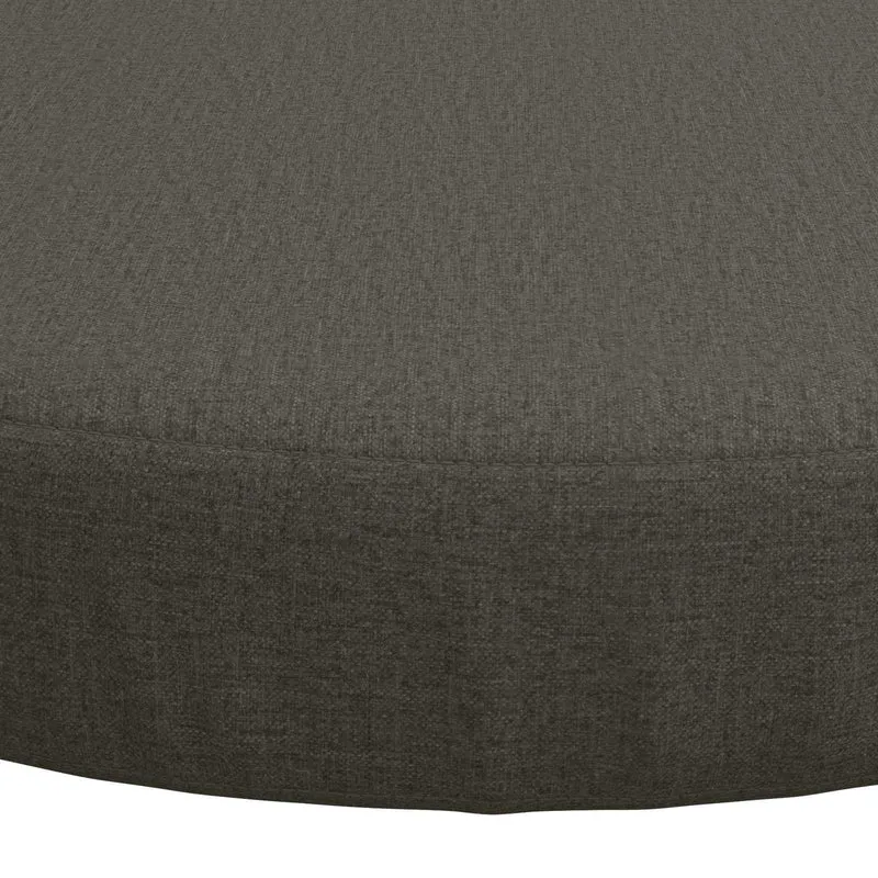 Seat Cushions SOEST 4 pcs 100% Polyester Anthracite Ø 40 x 7 cm