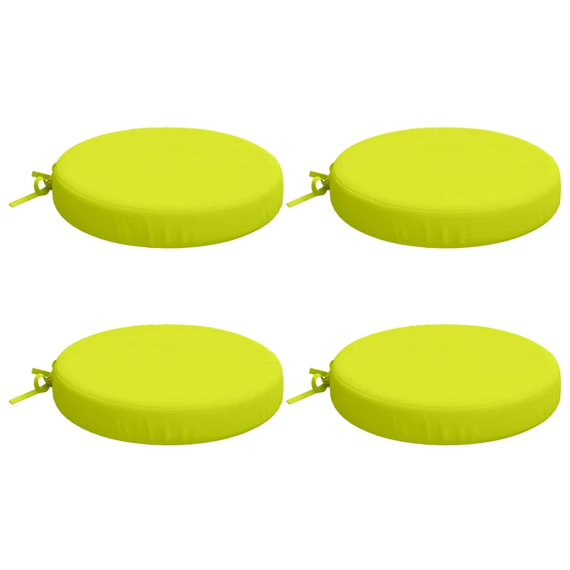 Seat Cushions SOEST 4 pcs 100% Polyester Bright Green